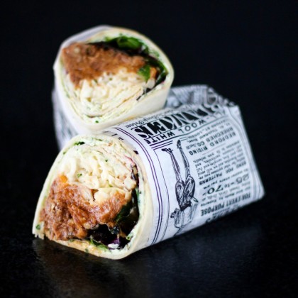1/2 Wrap - Tomate / Mozzarella (vegetarisch)