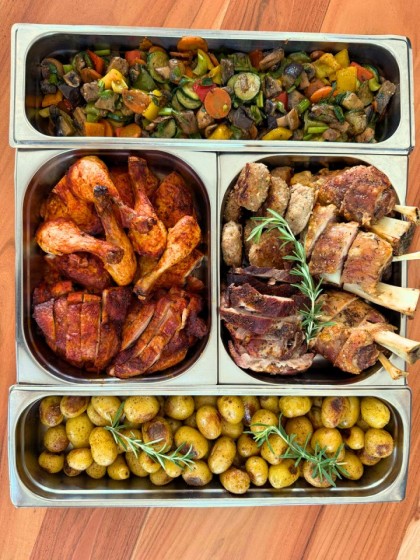 Grillplatte "heiß"