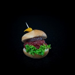 Mini-Burger mit Rinder-Tatar - Ansicht 